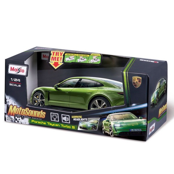 Продукт MAISTO MotoSounds - Кола Porsche Taycan Turbo S 1:24  - 0 - BG Hlapeta